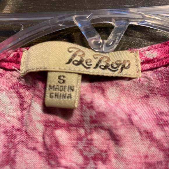 Be‎ bop bow v neck tie waist mini. NWT - Picture 7 of 7